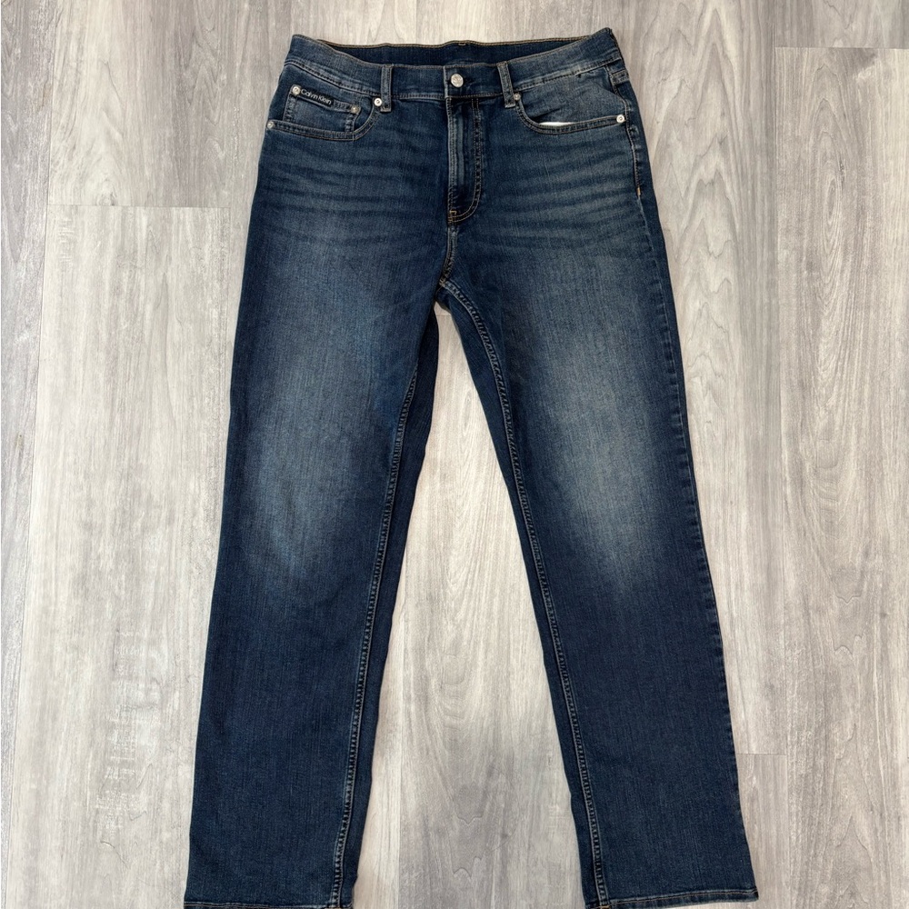 Calvin Klein Dark Blue Straight Jeans